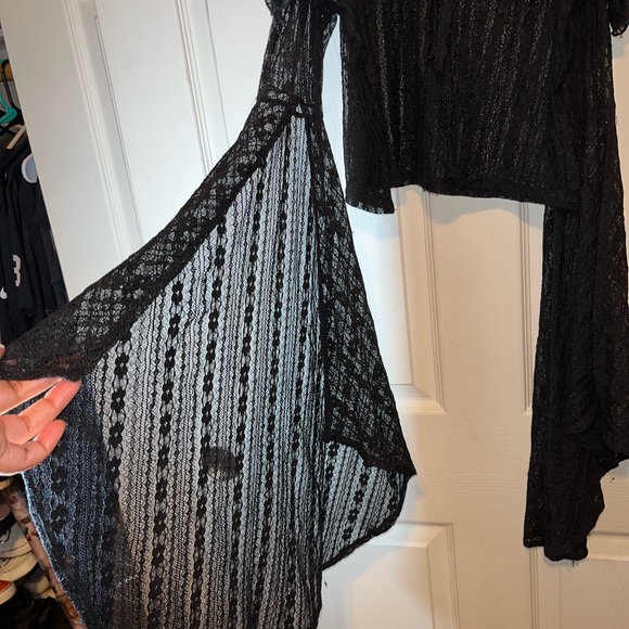 Killstar Black Lace Top - Picture 2 of 10